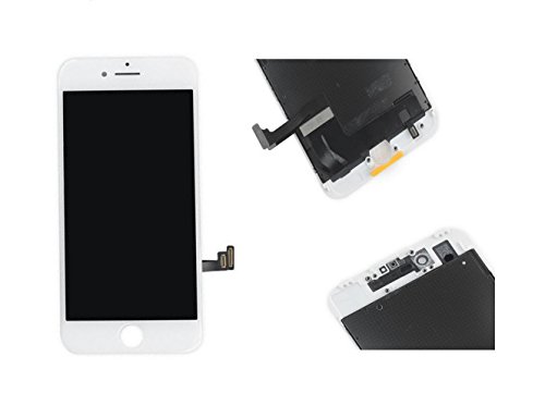 For iPhone 7 (4.7 Inch) White LCD Display Touch Screen Digitizer Assembly Screen Replacement with Free Tools