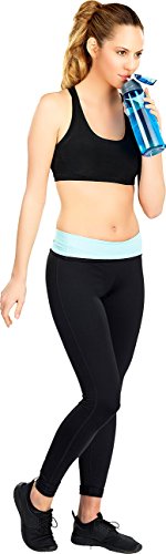 PEARL sports BPA-freie Kunststoff-Trinkflasche mit Einhand-Verschluss, 700 ml, blau - 9