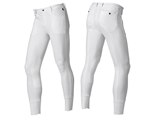 Tattini-Microfiber-Man-Breeches-Larice-With-Suede-Knee-Patches