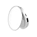 Produktbild iLogoTech BUB76m GemCharger Power Bank mit LED-Spiegel 1600mAh für Apple iPhone X, 8, 8+, 7, 7+, 6S, 6S+, 6, 6+, 5S oder Android Silber