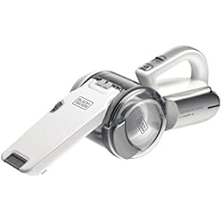 Black & Decker PV1820L-QW Aspirateur à Main sans fil-18 V-Autonomie : 10 Min-Charge complète : 4h-Prolongateur intégré et Brosse rétractable, 440 milliliters, Chrome