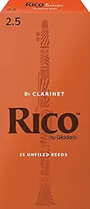 Rico RCA2525 2.5 Strength Clarinet Reeds Set