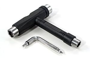 Diversitysport Planche à roulettes Scooter Long Tableau tout en 1 Clé Allen T Outil Forme 5 Way