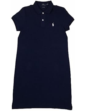 Polo Ralph Lauren Lucy Damen Polokleid Mesh Mini Newport Navy mit weissem Reiter