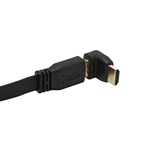 UBest HDMI Adapter Set ( HDMI auf HDMI Kupplung Verlängerung / HDMI-Stecker auf HDMI-Buchse 270° Winkeladapter / HDMI-Stecker auf HDMI-Buchse 90° Winkeladapter ) | VERGOLDETE Kontakte | 1080p Full HD | Schwarz - 7