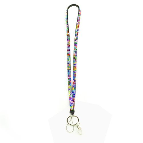 Correa para el cuello con soporte para llevar la identificaci n moderna con dise o multicolor y con estr s Correa para el cuello con soporte para llevar la identificaci n moderna con dise o multicolor y con estr s