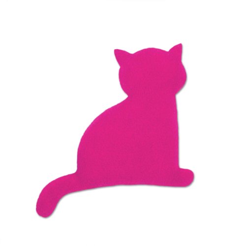 Leschi Warming pillow (for babies) | 36491 | Minina the cat | sitting | small | Colour: Flamingo / Midnight