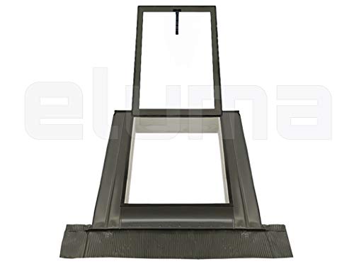 Precio Más Barato Claraboya - Ventana para tejado"BASIC VASISTAS"
(apertura tipo Velux) Tragaluz por el acceso al techo/Tapajuntas
incluido (48x72 Base x Altura) Especial