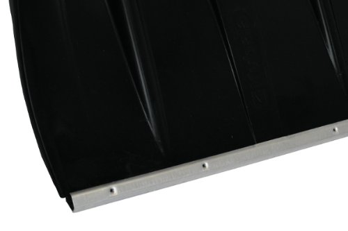 DEWEPRO Alu Schneeschieber MONTIERT 48cm mit Stahlkante – Schneeschaufel Schneeräumer Schneeschippe - 2