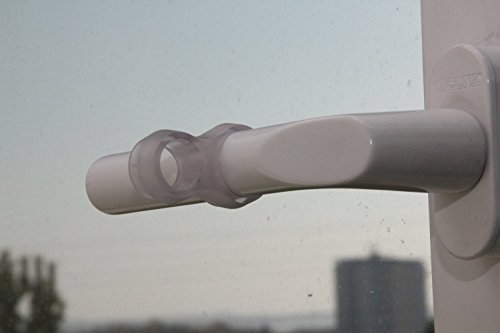 HKB ® Türklinkenpuffer und Fenstergriffpuffer, 46 x 24 mm, Gummi transparent, 5 Stück - 2