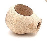 Hochwertiger handgedrechselter Holz Nussknacker als Fliegenpilz, hochwertige Handarbeit, ca. 10 cm - 3