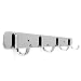Produktbild KING DO WAY 4 Haken Garderobenhaken haken wand buegel kleidung Mehrzweckhaken handtuchhalter Tuerhaken badezimmertuer dekor Kleiderhaken Wandhaken 29 cm