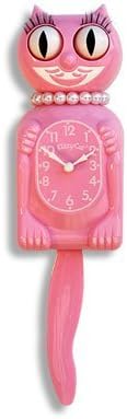 The Original New Edition Kitty Cat Klock (Clock) Miss Kitty Cat Limited Edition - Pink by Kit-Cat