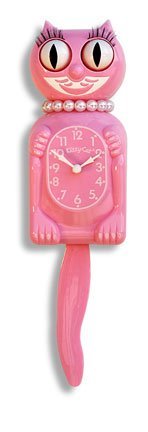The Original New Edition Kitty Cat Klock (Clock) Miss Kitty Cat Limited Edition - Pink by Kit-Cat