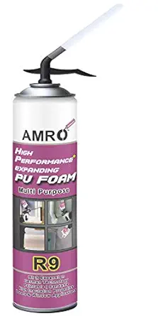 GREE AMRO R9 Expansion PU Foam Straw Type Manual Use DIY Polyurethane Foam Spray - 750ml Fills Gaps Easily (1)