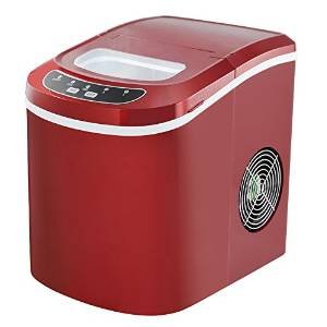 Yahee Eiswürfelmaschine Eismaschine Eiswürfelbereiter Eis Würfel Maschine IceMaker Rot