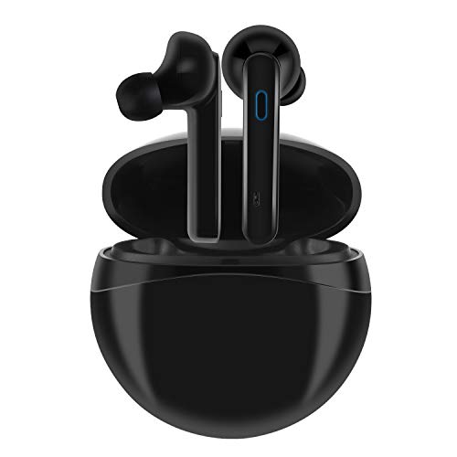 Auriculares Bluetooth,Auriculares Inalámbricos Impermeables Mini Twins In-Ear Bluetooth 5.0 con micrófono incorporados con Caja de Carga magnetica de Carga Duración 5 Horas para iPad iPhone Android