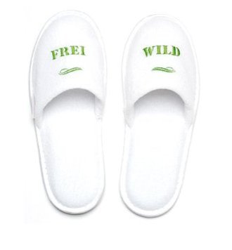 Preisvergleich Produktbild Unbekannt Hausschuhe Hotel Latschen Pantoffel Helden (Frei Wild)