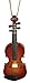 Produktbild Miniature Violin Christmas Ornament 4 by BHB Glass & More