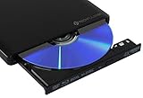 External Super Speed usb3.1 Anschluss, abwärtskompatibel mit USB2 USB1. Portable optical Writer Reader Ultra-Slim Blu-ray drive for Laptops Netbooks Ultrabooks. Mobiler Blueraybrenner