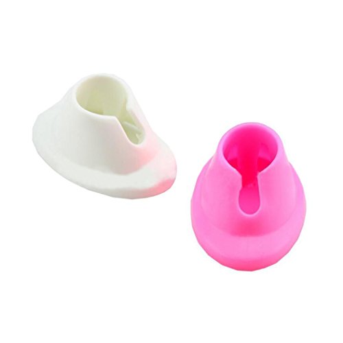 HOTER® Nail Polish Holders (Oval & Round Style) White And Pink