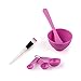 joyliveCY Lady Face Beauty Skin Care Mask Mixing Bowl Stick Brush Gauge 6 In 1 Set DIY Compressed Facial Mask Bowl