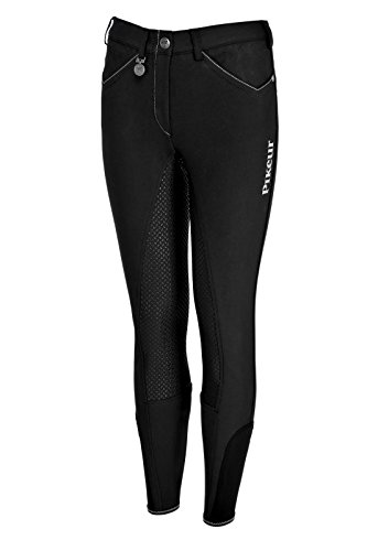Pikeur-Patrizia-Girls-Kids-Grip-Full-Seat-Breech-Black