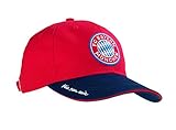 GRÖSSEN VERSTELLBAR - Was wäre eine Baseballcap, wenn sie nicht an Ihre Kopfform angepasst werden könnte? Die Rekordmeister Basecap für Herren und Damen ist per Metallclip größenverstellbar. Mit eingraviertem Bayern Logo in dem Metallclip, erkennt auch jeder von hinten welcher Verein Ihr Liebster ist.