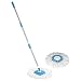 Primeway Magic Mop 360 Degree Rotating Handle Set with Disc and 2 Mop Heads, Blue RS.499.00