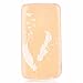 Produktbild Für LG K7 Hülle,LG K7 Schutzhülle, MUTOUREN Crystal Kirstall Handyhülle Case Cover TPU Silikontasche Transparent Ultra dünne Gel Anti-scratch hinten Tasche Etui Bumper - Feder Weiß
