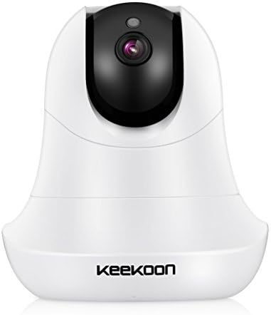 IP Camera,KeeKoon 720P WiFi Home Surveillance Security System Video Recording Baby Pet Senior Monitor Pan Tilt PlugPlay IR Night Vision Two-Way Audio Motion Detect Alert, Indoor, Black …