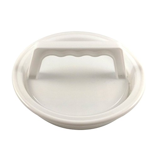 Hamburgerpresse für leckere hausgemachte Cheeseburger zum Grillen oder Braten 11 cm gross – die Antihaft XXL Burgerpresse aus Kunststoff für perfekte Pattys - 2