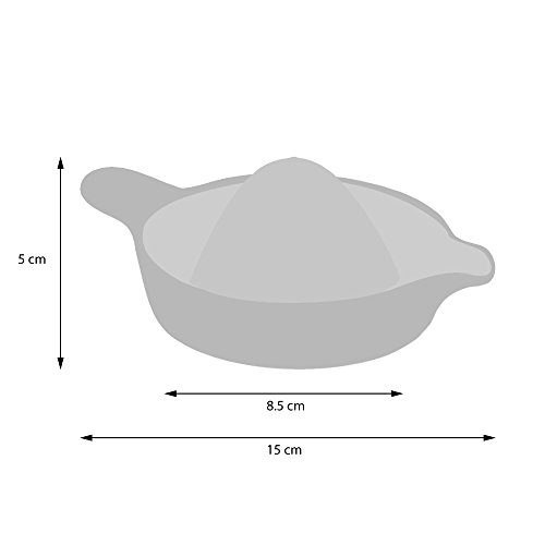 Zitruspresse, Porzellan, weiß - 3