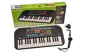 37 Key Canto HL 70 Electronic Musical Keyboard Piano Toy for Kids