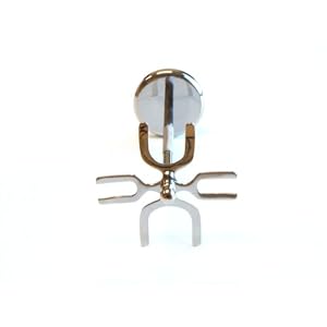 Quality Shaving Razor and Shaving Brush Stand.Chrome Finish - Image 2