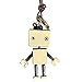 Produktbild Alger Autoschmuck Anhänger Retro Quadrat Roboter Leder Seil Cartoon Dekoration Innenraum Rückspiegel Dekoration Zubehör Geschenk