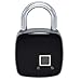 Produktbild Ivo Ryan Smart Fingerprint Padlock Smart Biometric Lock Quick Access Ketless Metal Waterproof Portable Security Safe Lock Anti-Theft Padlock Suitable for Suitcase, Gym Locker, Cupboard, Drawer