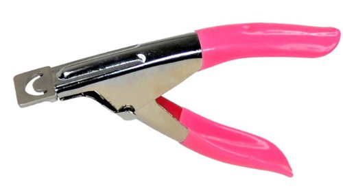 Pink Acrylic Uv Gel False Fake Nail Art Tips Manicure Cutter Clipper