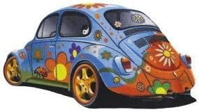 Beetle Blue Rug Door Mat 80 x 45 cm Car Kult