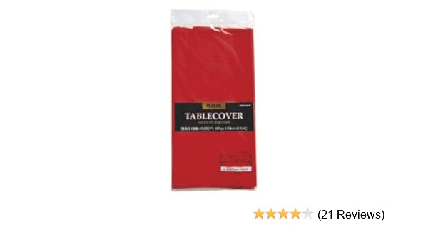 Home Kitchen Apple Red Party Tablecover Decorations 137 X 274 Cm