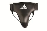 ADIDAS Men's PU Groin Guard Protector Karate, Kickboxing, Taekwondo, MMA, Cricket - Black