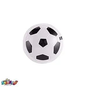 SHINETOY Air Power Soccer Football Hover Disc Toy with Foam Bumpers and Light-Up LED Lights, Kids Sports Ball Game for Indoor & Outdoor Play, Gift for Children