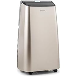 KLARSTEIN Metrobreeze 9 Paris 2019 Edition - Climatiseur, Ventilateur, Déshumidificateur, Set Isolation fenêtre, Tuyau d'évacuation, Écran LED, Télécommande, Puissance 1050W, Bronze