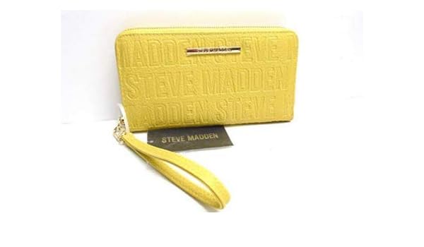steve madden yellow wallet