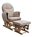 Habebe Glider Rocking Nursing Recliner Chair with footstool ***WITH BRAKE & WASHABLE COVERS***