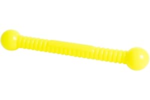 Martin Rütter FUNSTIX Stöckchenersatz für Hunde Größe: L, Farbe: Neongelb – Flexibler & sicherer Apportierstab aus TPE – Schwimmfähig, robust & lebensmittelecht