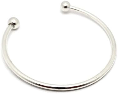 21cm Silver Bangle For Pandora Style European Charms By Truly Charming®