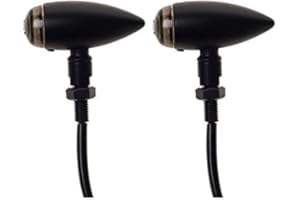 SFONIA 2pcs Intermitentes Moto Indicadores de Motocicleta Luces de Señal de Giro 12V Señales de Giro Impermeables Luz Universal para Moto Scooter Quad Cruiser Off Road