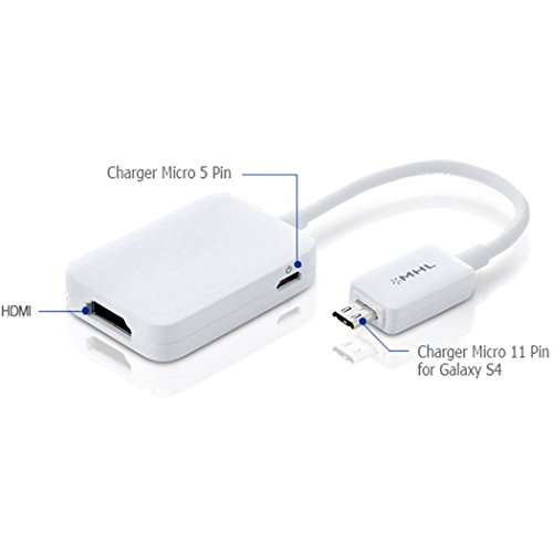KUYIA Micro USB MHL 2.0 Zum HDMI HDTV Adapterkabel für Samsung Galaxy S4 S5 Hinweis 2 Mit Micro 11pin Stecker - 3