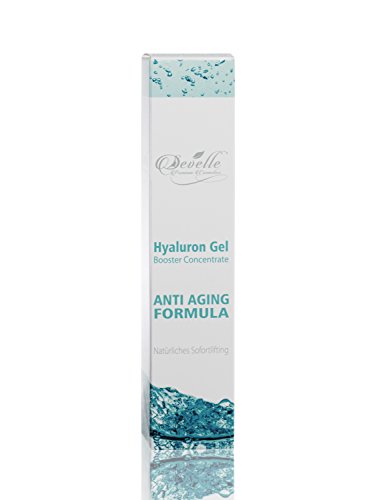 Hyaluronsäure Gel | Hochdosiertes niedrigmolekulares und hochmolekulares Hyaluron Konzentrat – Premium Kosmetik – Made in Germany – 50 ml. |Hyaluron Gel | Hyaluronic Anti Aging Serum | Vegan | Tag und Nacht Pflege-Konzentrat - 6